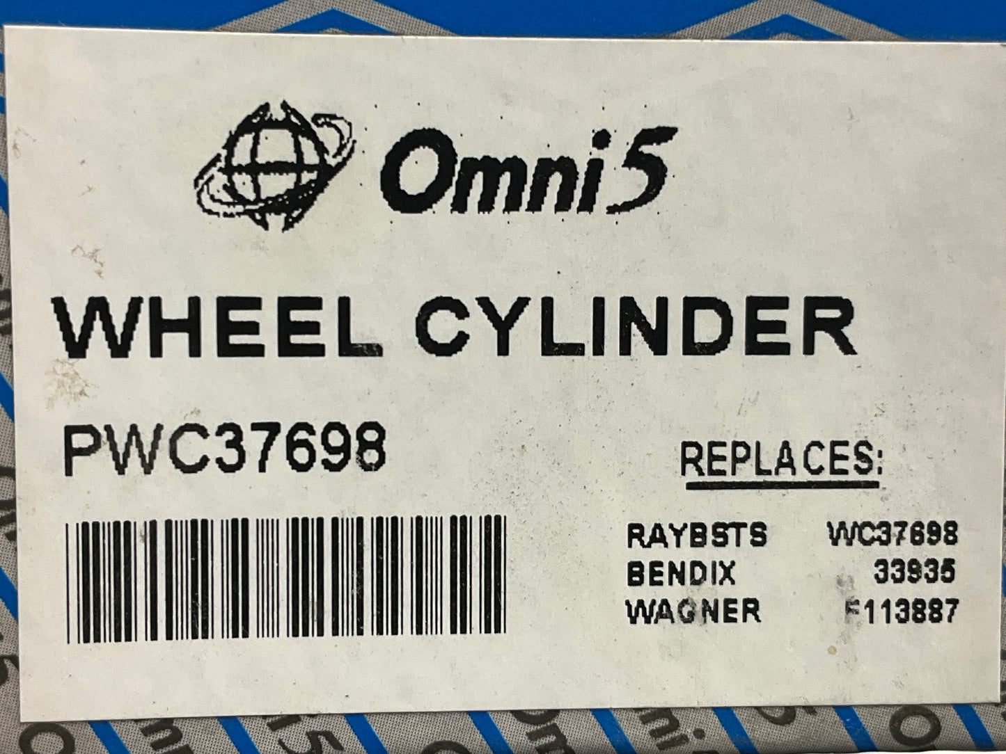 Omni5 PWC37698 Rear Right Drum Brake Wheel Cylinder WC37698