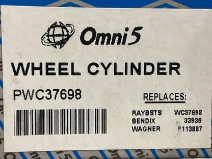 Omni5 PWC37698 Rear Right Drum Brake Wheel Cylinder WC37698