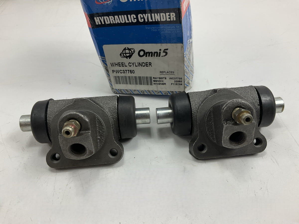 (2) Omni5 PWC37750-2 Drum Brake Wheel Cylinder