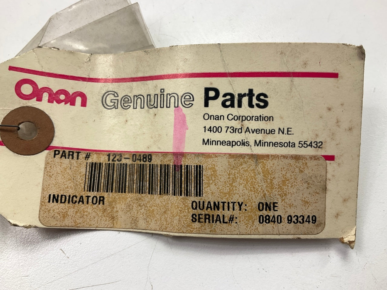 Onan 123-0489 Oil Filler Cap Dip Stick Dipstick Indicator Gauge