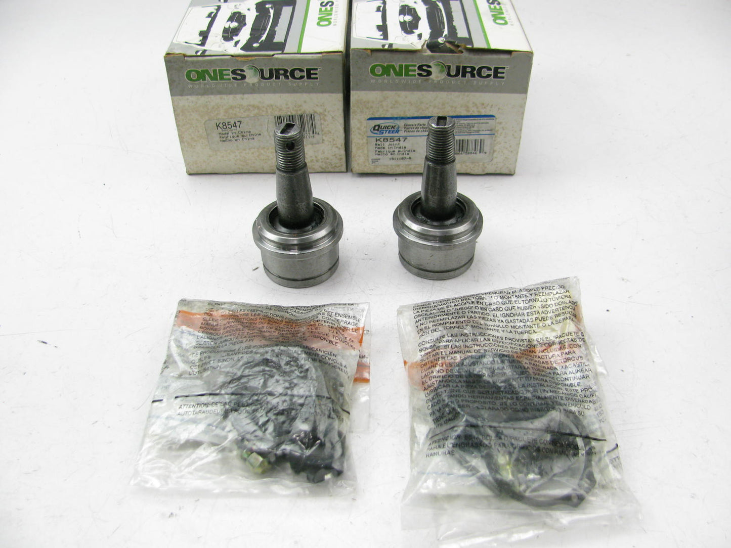 (2) One Source K8547 Front Lower Suspension Ball Joint 1995-97 Ford Aerostar AWD