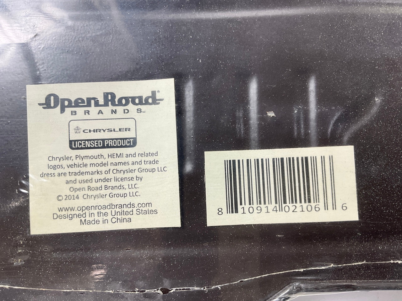 Open Road 90145604 Tin Metal Garage Novelty Sign For Chrysler Dealer