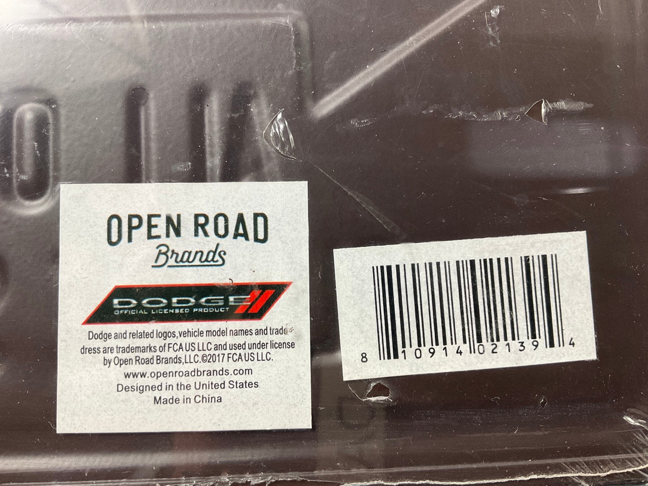 Open Road 90146871 Parking Only Embossed Sign, For Dodge - 13'' X 9''
