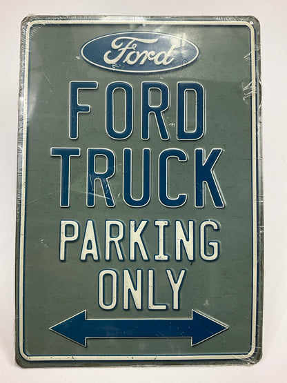 Open Road 90147620S ''Ford Truck Parking Only'' Garage Metal Sign Wall Hanger FORD