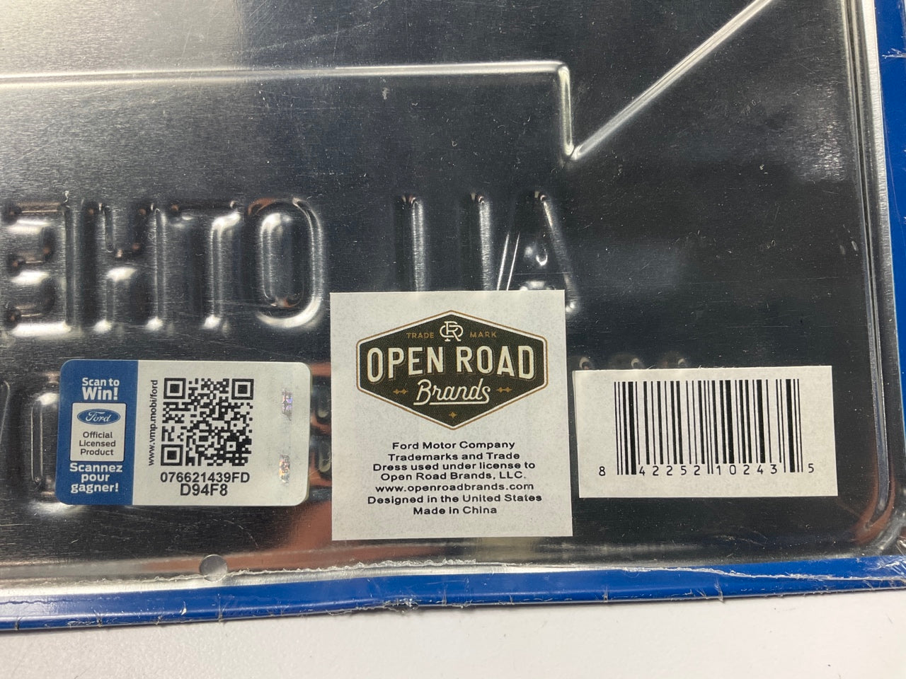 ''Ford Parking Only'' Novelty Garage Hanger Tin Metal Sign