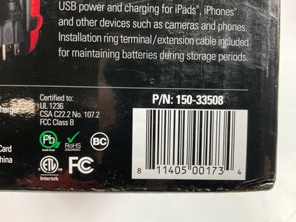 Optima 150-33508 Digital 1200 12V Performance Battery Charger And Maintainer