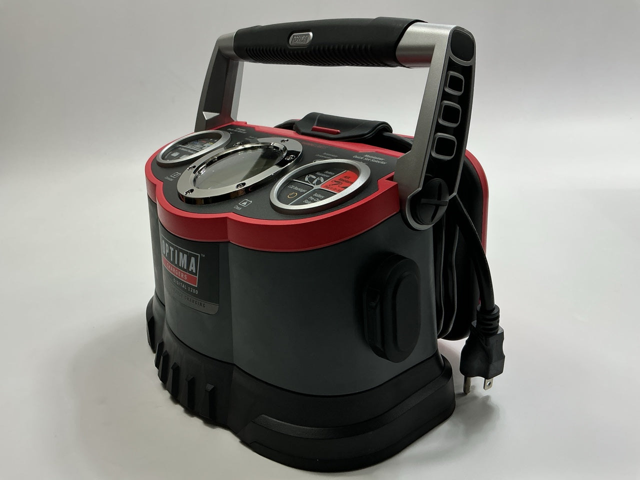 Optima 150-34178 High-Efficiency 12 Amp Digital 1200 Battery Charger, 12 Amp