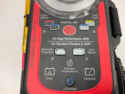 Optima 150-40000 Digital 400 12V Battery Charger & Maintainer, 4 Amp Charging