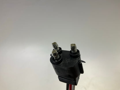 (10) Optronics A45PBP 3-Wire Molded Connector Plug, Double Contact Sealed Lights