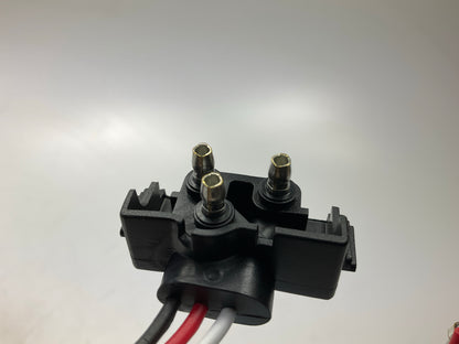 Optronics A47PBP Three-Pin PL-3 Wiring Pigtail, 10'' Leads, Ground Ring Terminal