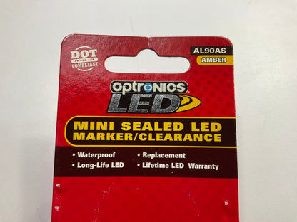 (10) Optronics AL90AS Rectangular Amber LED Mini Marker Trailer Clearance Light