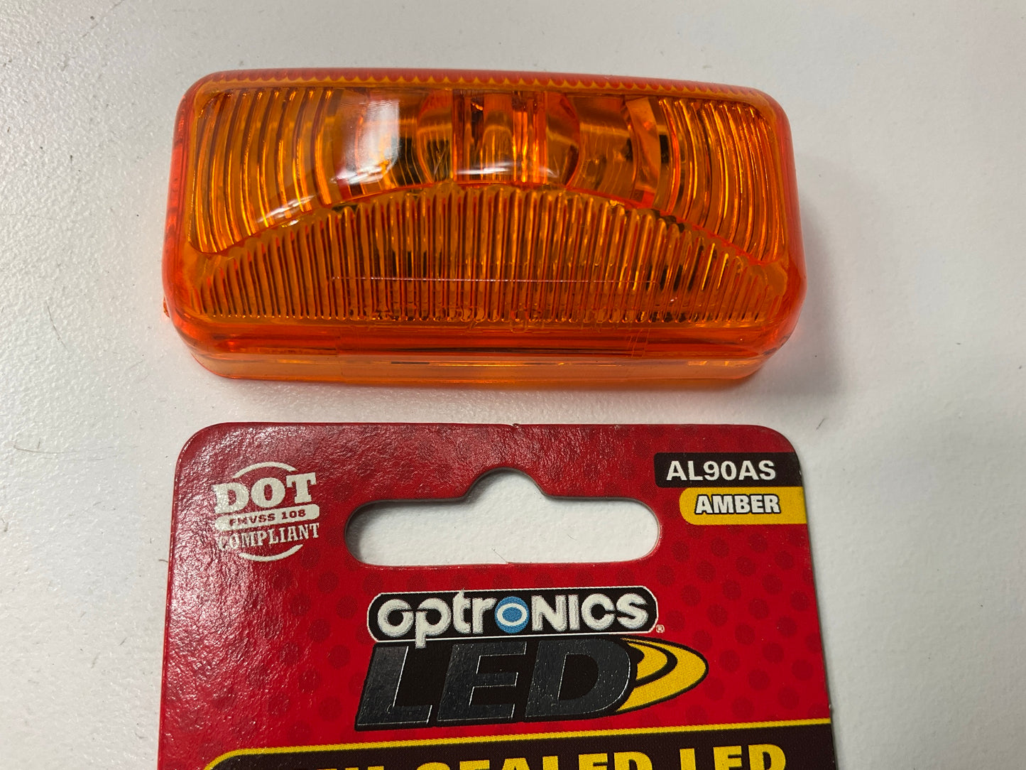 Optronics AL90AS Rectangular Amber LED Mini Marker Trailer Clearance Light