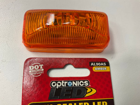 Optronics AL90AS Rectangular Amber LED Mini Marker Trailer Clearance Light