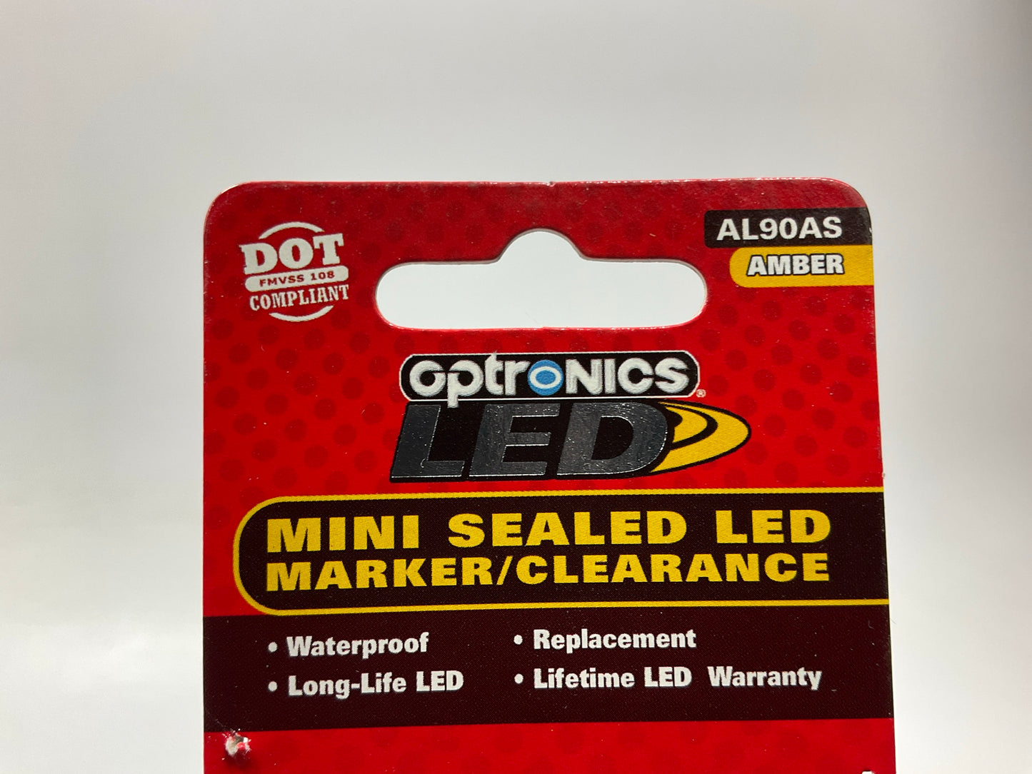 Optronics AL90AS Rectangular Amber LED Mini Marker Trailer Clearance Light