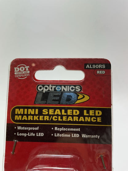 Optronics AL90RS LED Mini Sealed Marker/Clearance Red Light Lamp, Waterproof