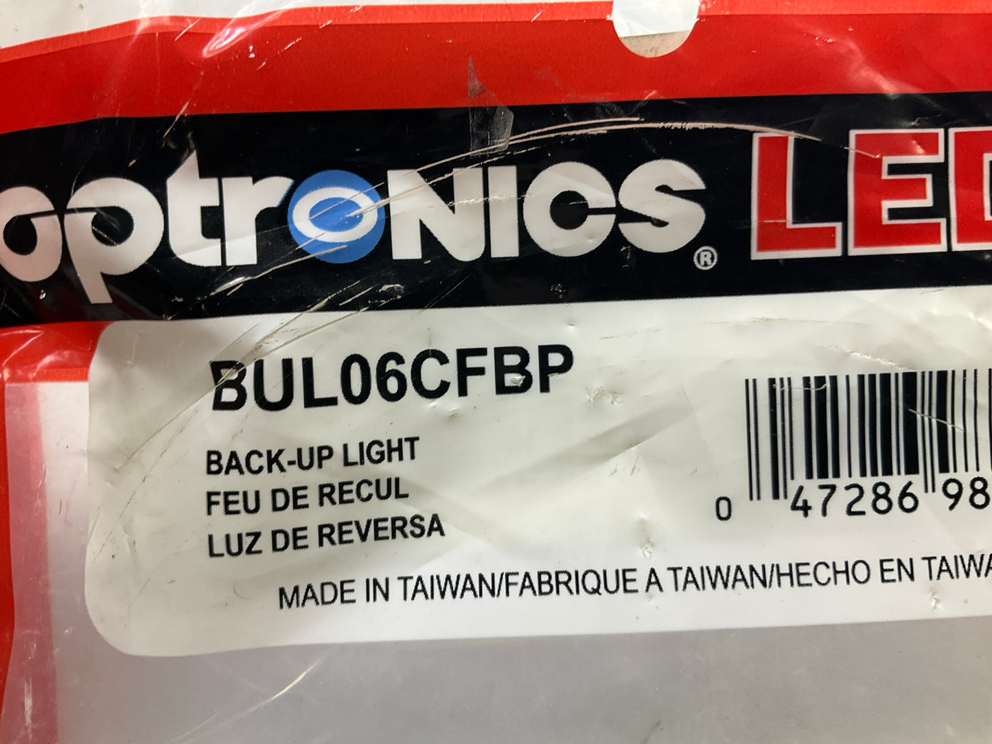 Optronics BUL06CFBP BUL06 4'' Round LED Back-Up Light Clear With Recess Mount