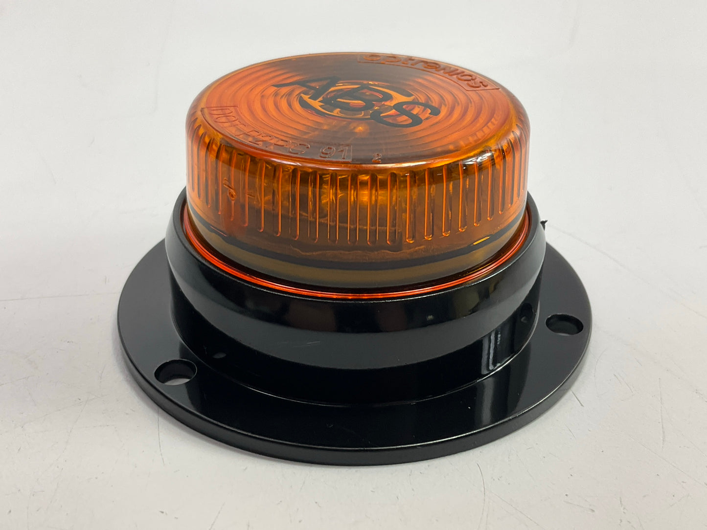 Optronics MC505ABSBP 2'' Yellow Surface Flange Mount ''ABS'' Light