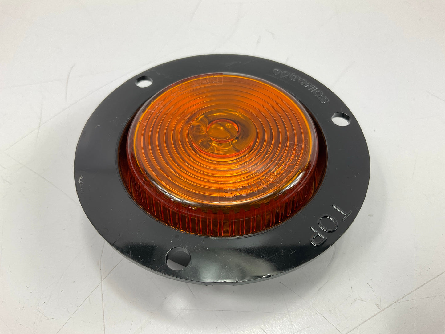 (10) Optronics MC52ABP 2'' Round Sealed Recess Marker / Clearance Light, Yellow