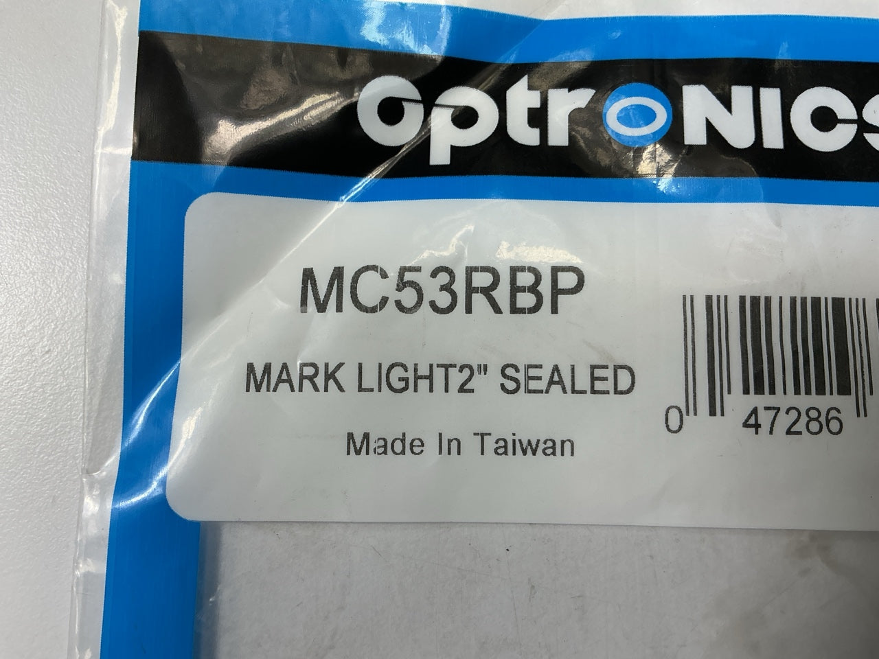 Optronics MC53RBP Round 2'' Red Recess Mount Trailer Marker / Clearance Light