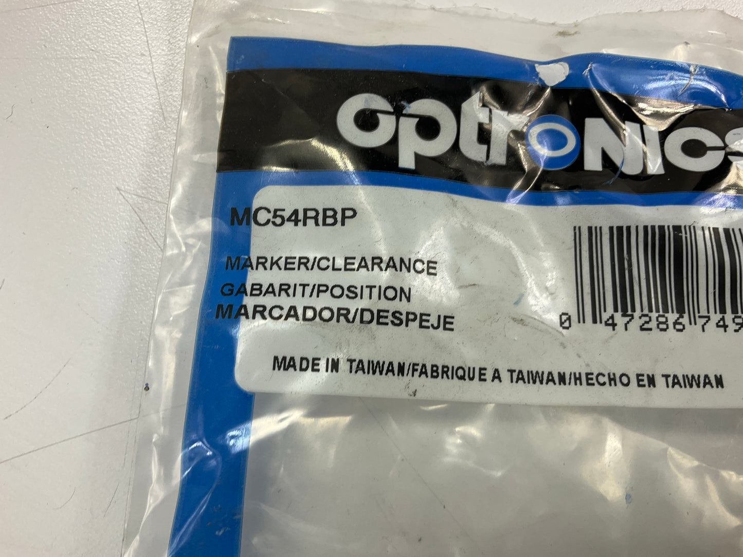 (10) Optronics MC54RBP 2'' Round, Red, Trailer Marker / Clearance Light Lamp