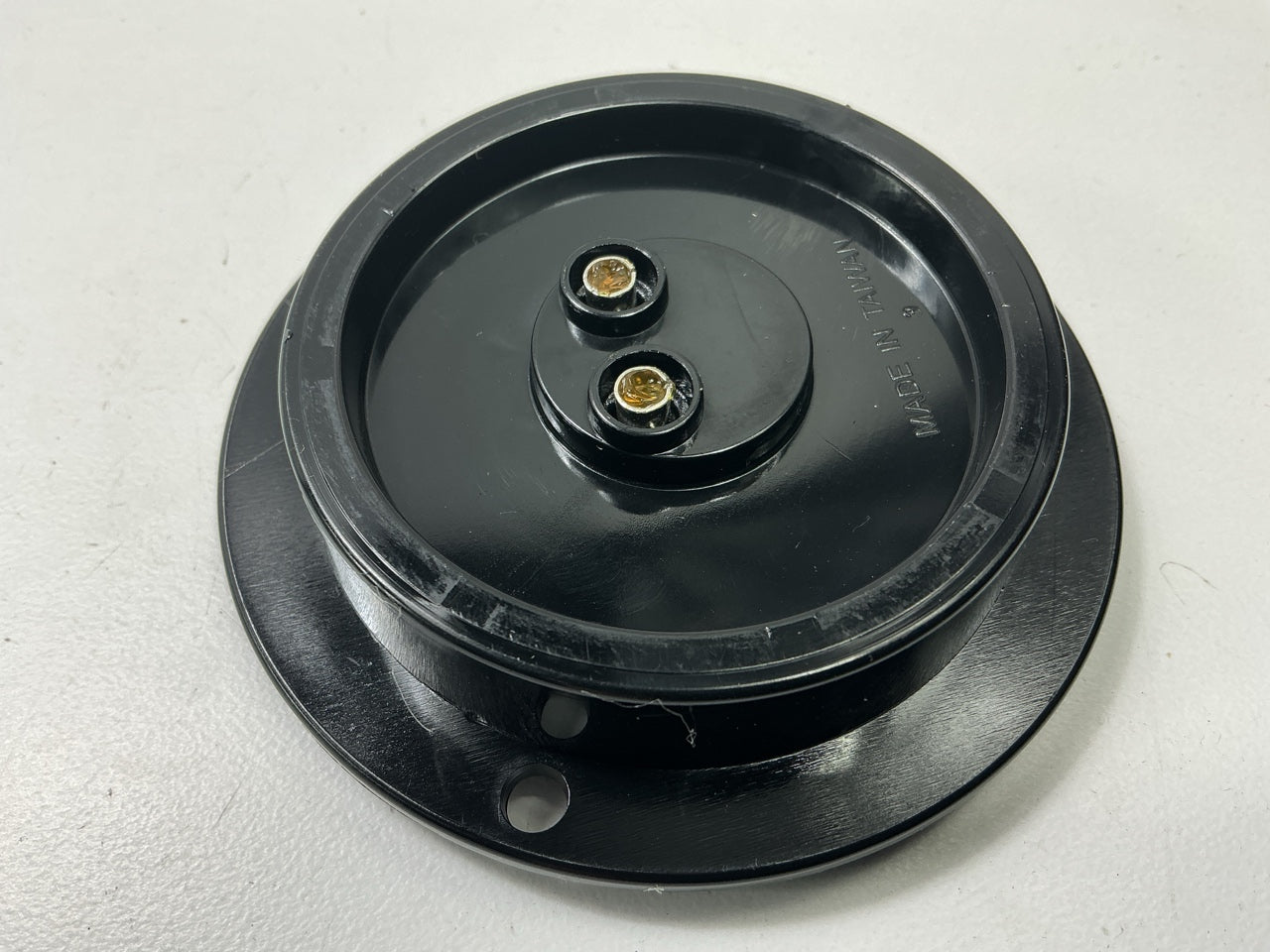 10 Optronics MC56ABP 2.5'' Yellow Recess Flange Mount Marker Clearance Light Lamp