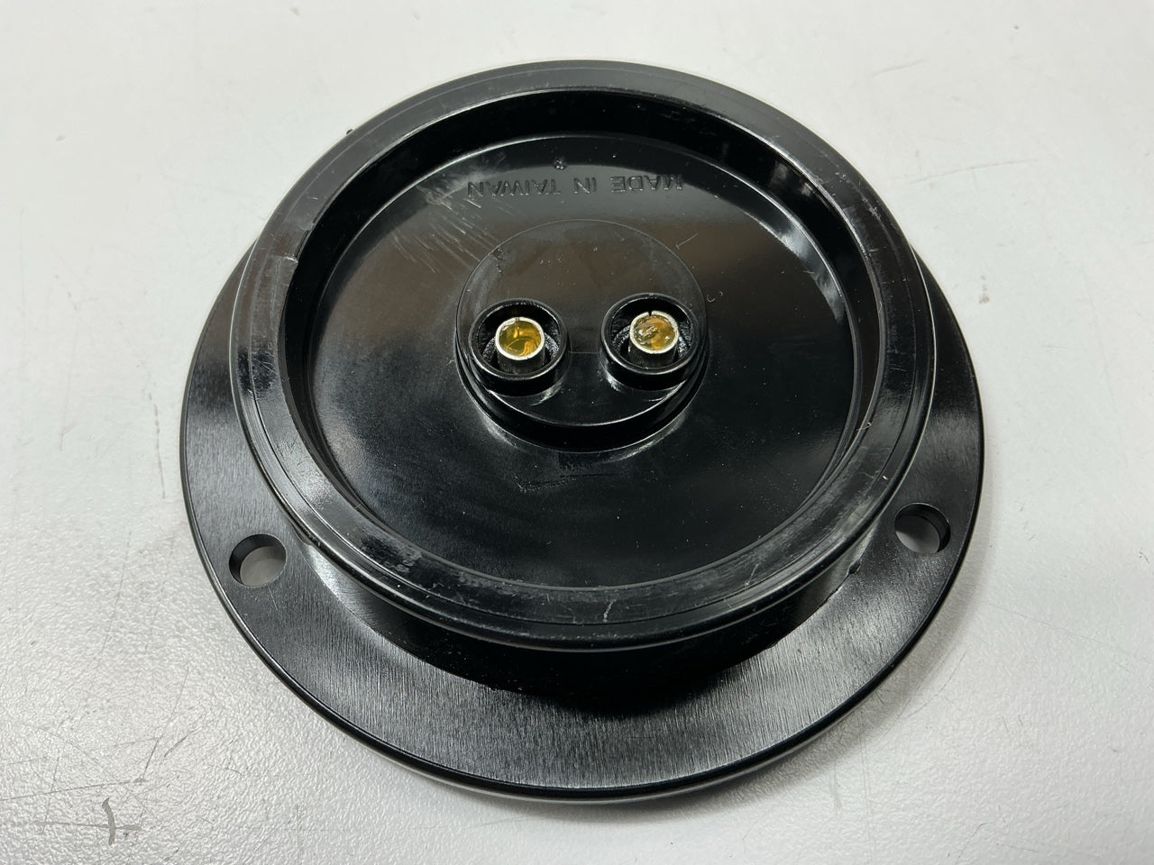 Optronics MC56ABP 2.5'' Yellow Recess Flange Mount Marker/clearance Light Lamp
