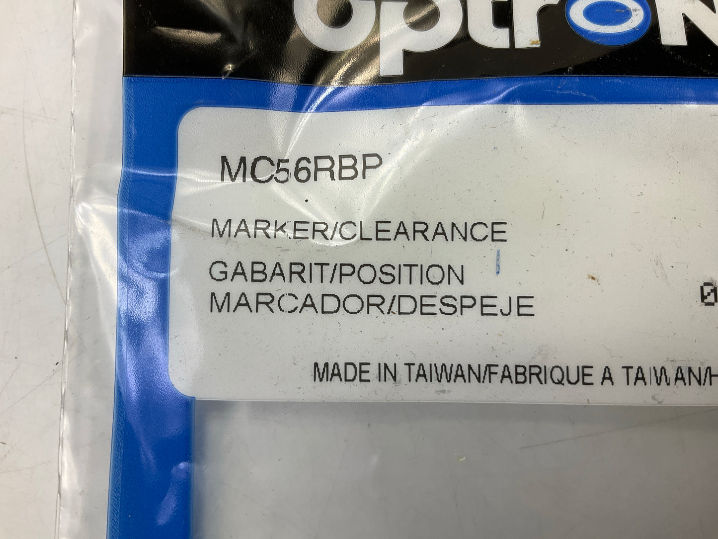 10 Optronics MC56RBP 2.5'' Red Recess Flange Mount Marker Clearance Trailer Light