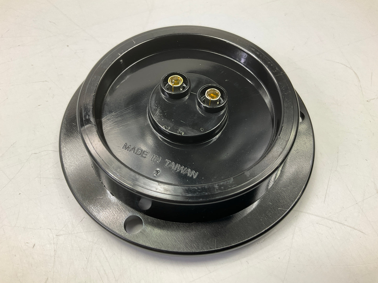 Optronics MC56RBP 2.5'' Red Recess Flange Mount Marker / Clearance Trailer Light