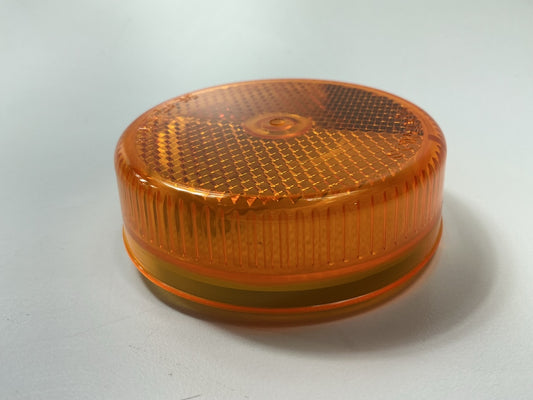 10 Optronics MC57ABP Amber 2-1/2'' Incandescent Round Side Marker Clearance Light