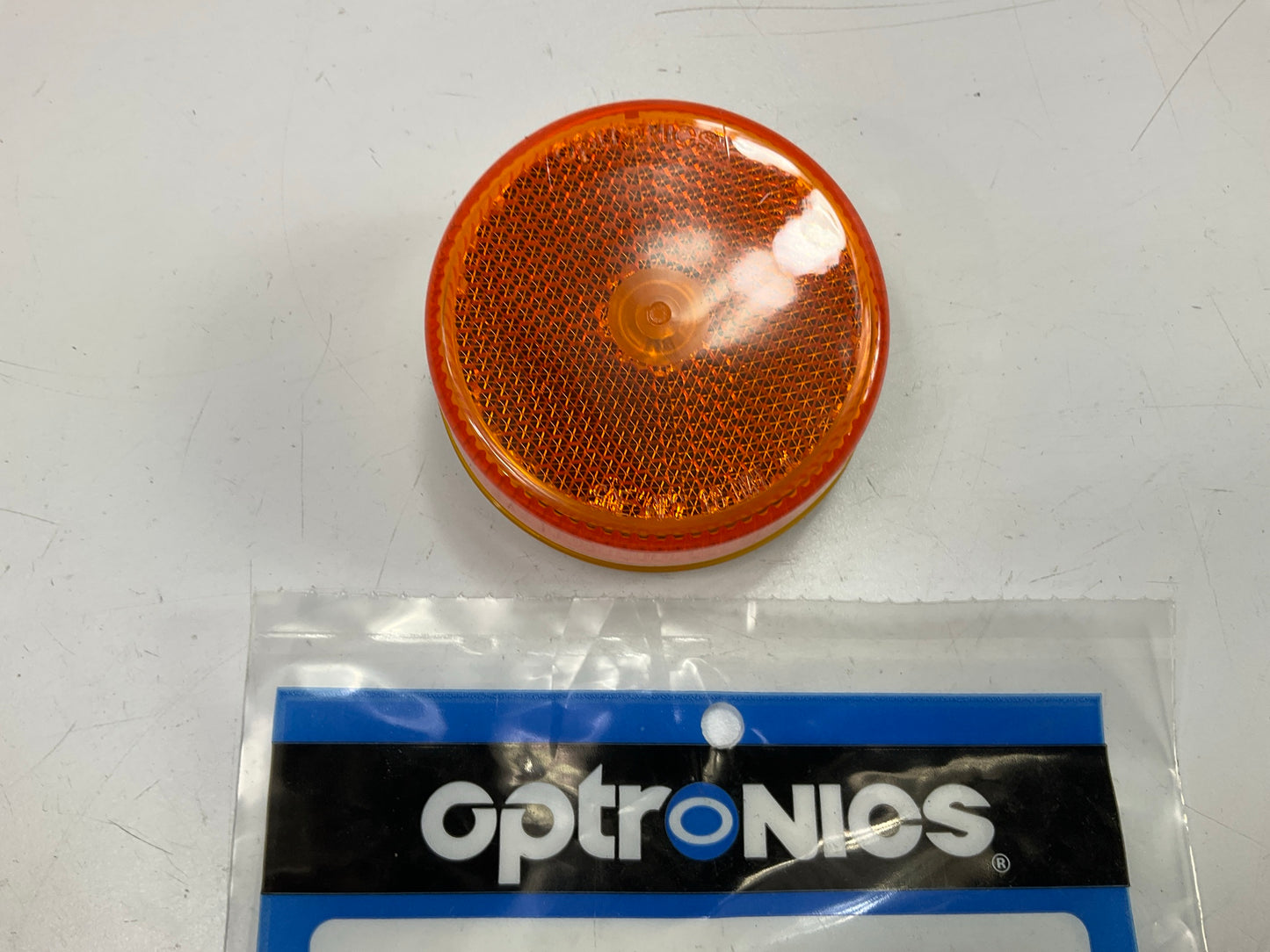 Optronics MC-57ABP Amber 2-1/2'' Incandescent Round Side Marker/Clearance Light