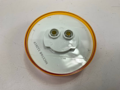 Optronics MC-57ABP Amber 2-1/2'' Incandescent Round Side Marker/Clearance Light