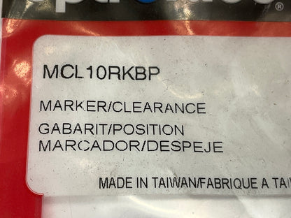 (10) Optronics MCL10RKBP 3/4'' Red LED Non-Directional Marker / Clearance Light