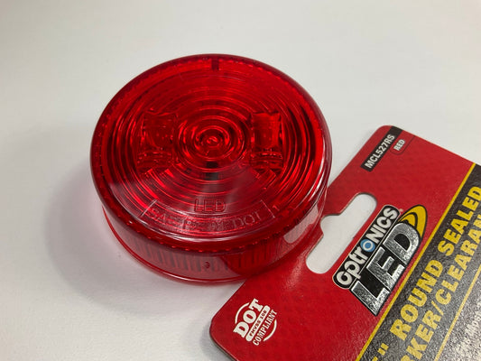 Optronics MCL527RS 2.5'' Round Red LED Sealed Marker Clearance Light Lamp, 12V