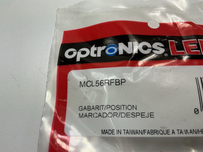 (10) Optronics MCL56RFBP 2'' Round Red LED Trailer Truck Marker / Clearance Light