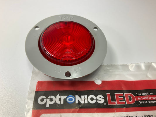 Optronics MCL56RFBP 2'' Round, Red LED, Trailer Truck Marker / Clearance Light