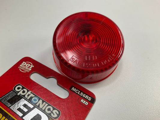 Optronics MCL56RS 2'' Round Red LED Sealed Marker Clearance Light Lamp, 12V