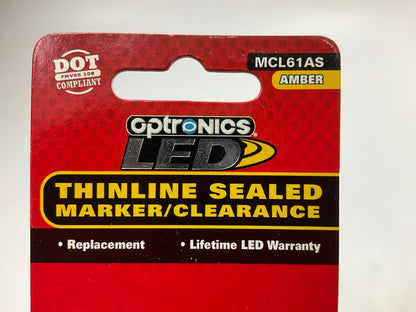 (10) Optronics MCL61AS LED Marker / Clearance Light, Amber,  Waterproof