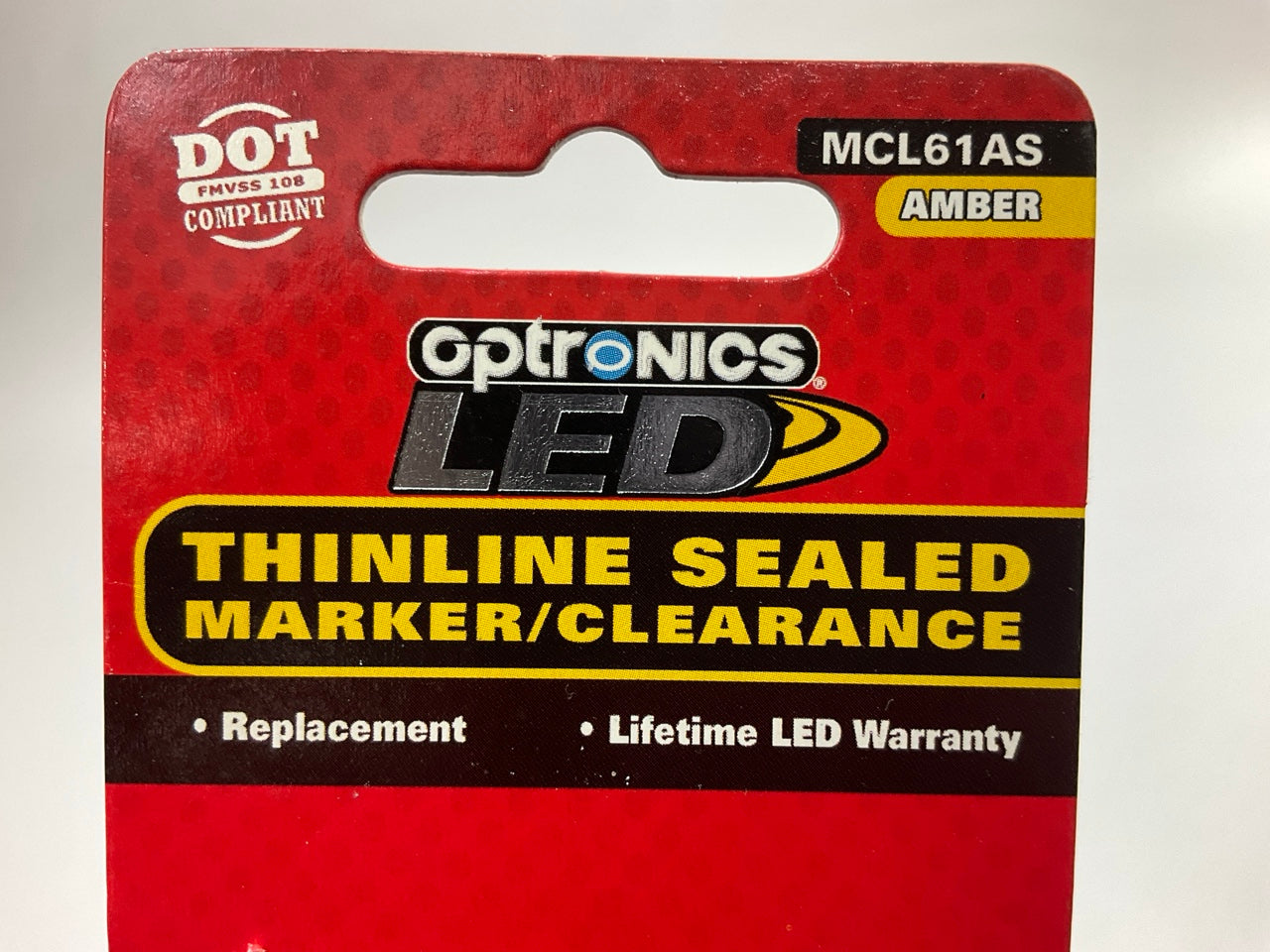 Optronics MCL61AS LED Marker / Clearance Light, Amber,  Waterproof