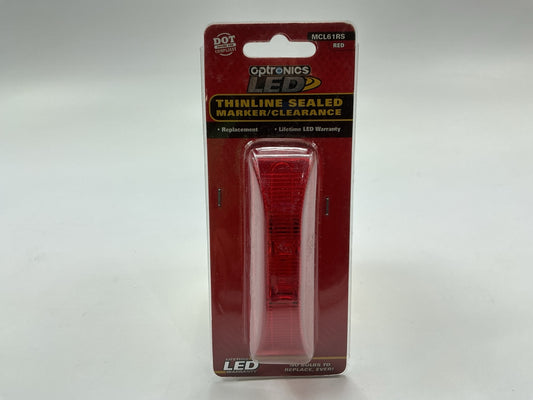 Optronics MCL61RS LED Marker/Clearance Trailer Light, Red, 4'' X 1.25''