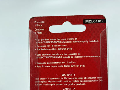 Optronics MCL61RS LED Marker/Clearance Trailer Light, Red, 4'' X 1.25''