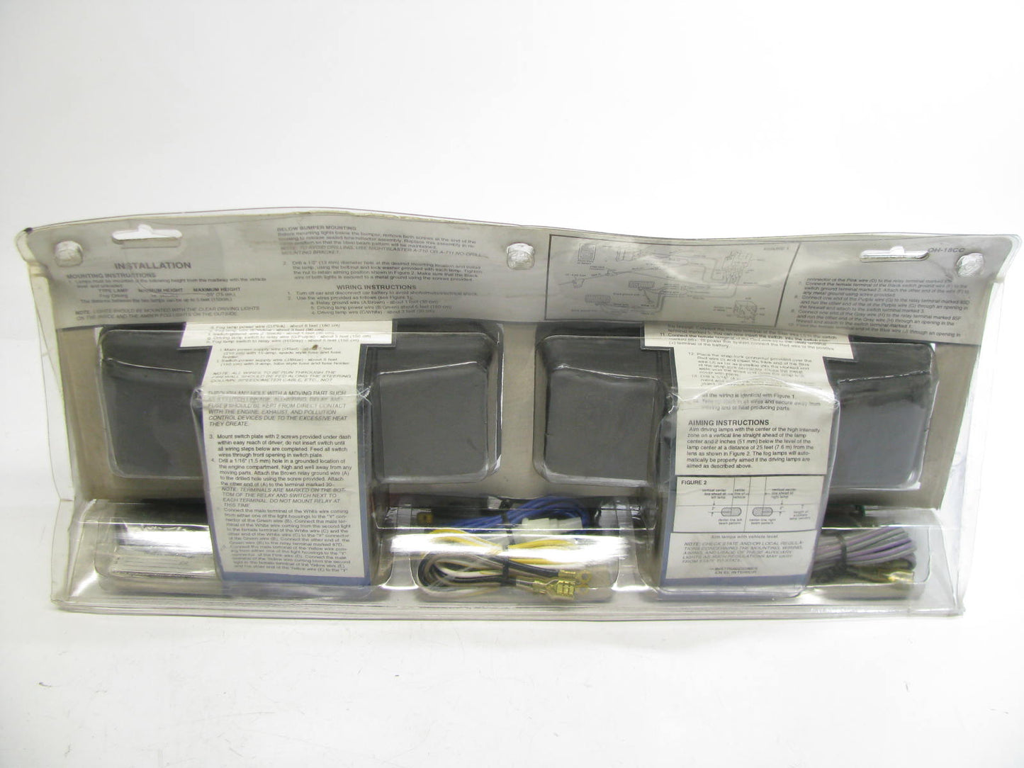 Optronics QH-18CC Eurobahn Night Blaster Dual Fog Driving Light Lamp Kit