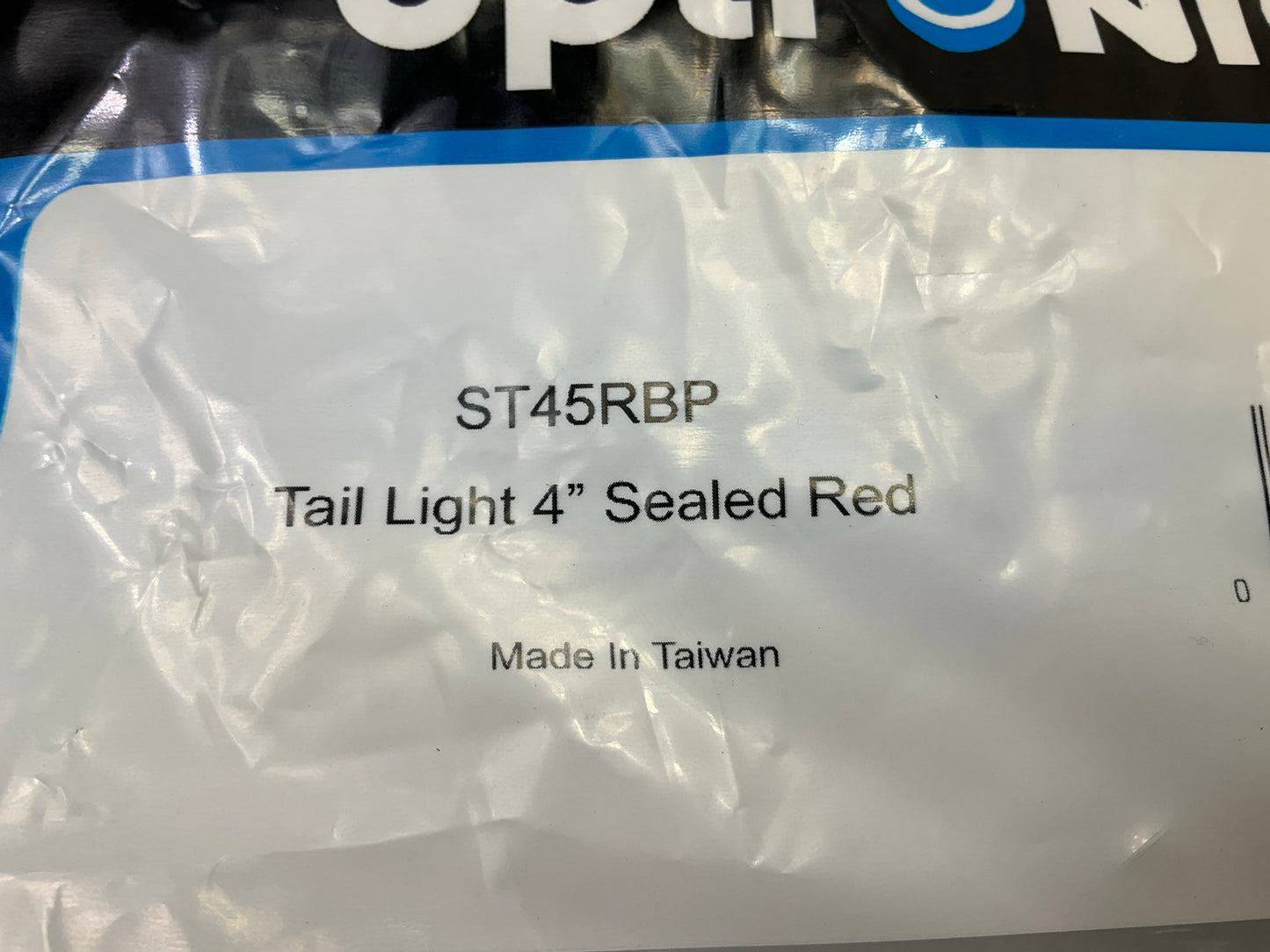 Optronics ST45RBP 4'' Round Stop / Turn / Tail Trailer Light Lamp RED
