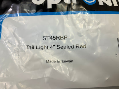 Optronics ST45RBP 4'' Round Stop / Turn / Tail Trailer Light Lamp RED