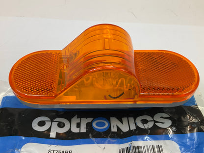 Optronics ST75AB 6'' Oval Yellow Side Turn Signal/Side Trailer Marker Light