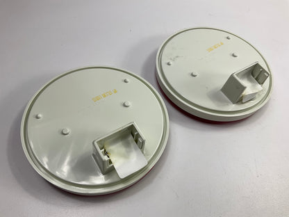 (2) Optronics STL13RS LED 4'' Flush Mount Stop/Tail/Turn Light Red LED Light Lamp