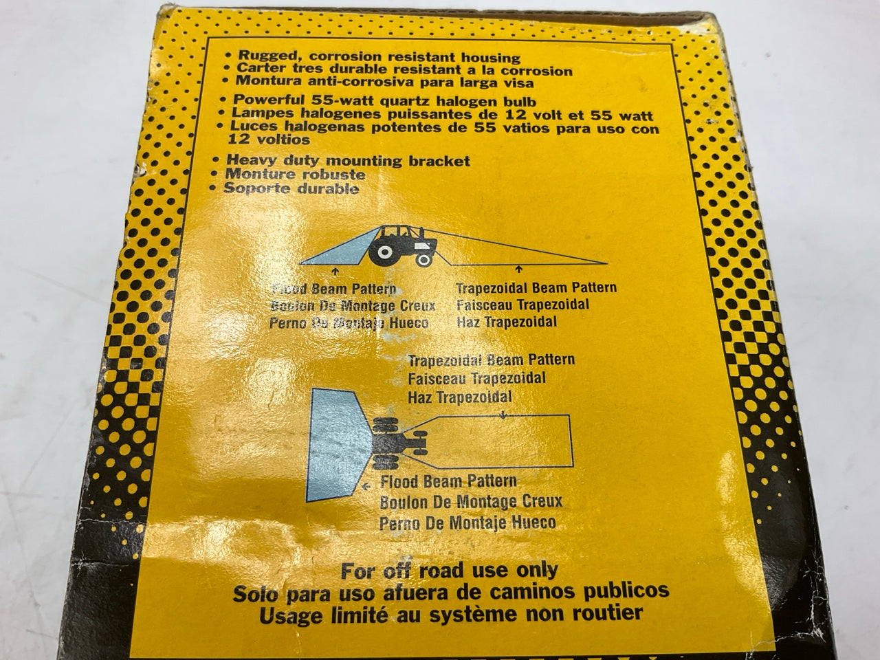 Optronics TL-35FS Rectangular, White, Tractor And Utility Flood Light 3''X5'' Lamp