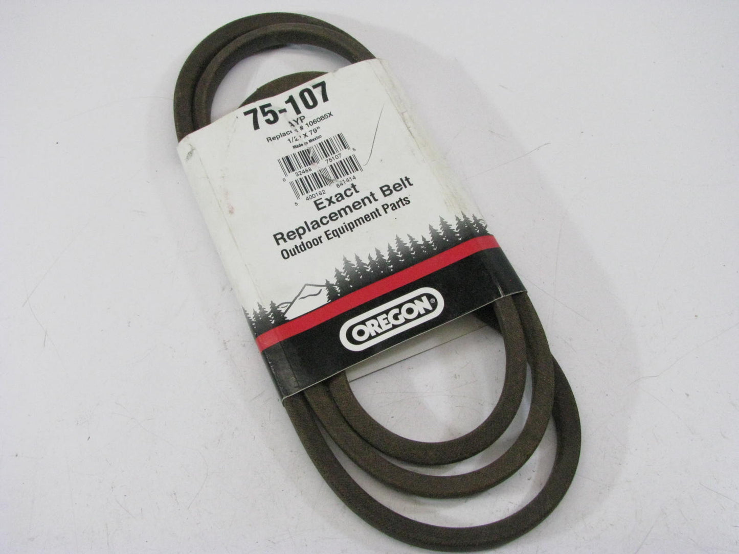 Oregon 75-107 Belt - Replaces 106085X - 1/2'' X 79''