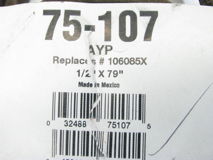 Oregon 75-107 Belt - Replaces 106085X - 1/2'' X 79''