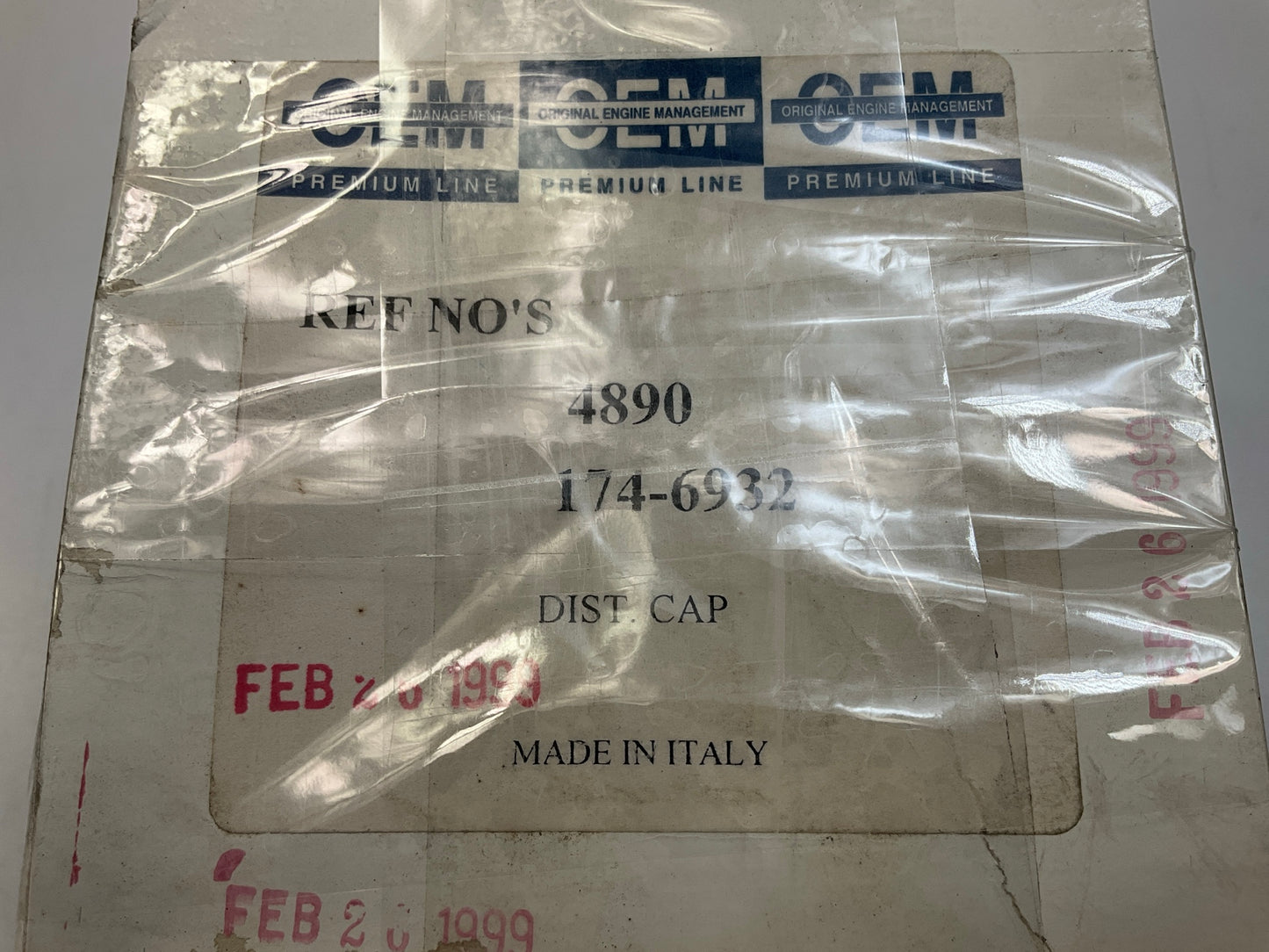 Original Engine Management 4890 Ignition Distributor Cap