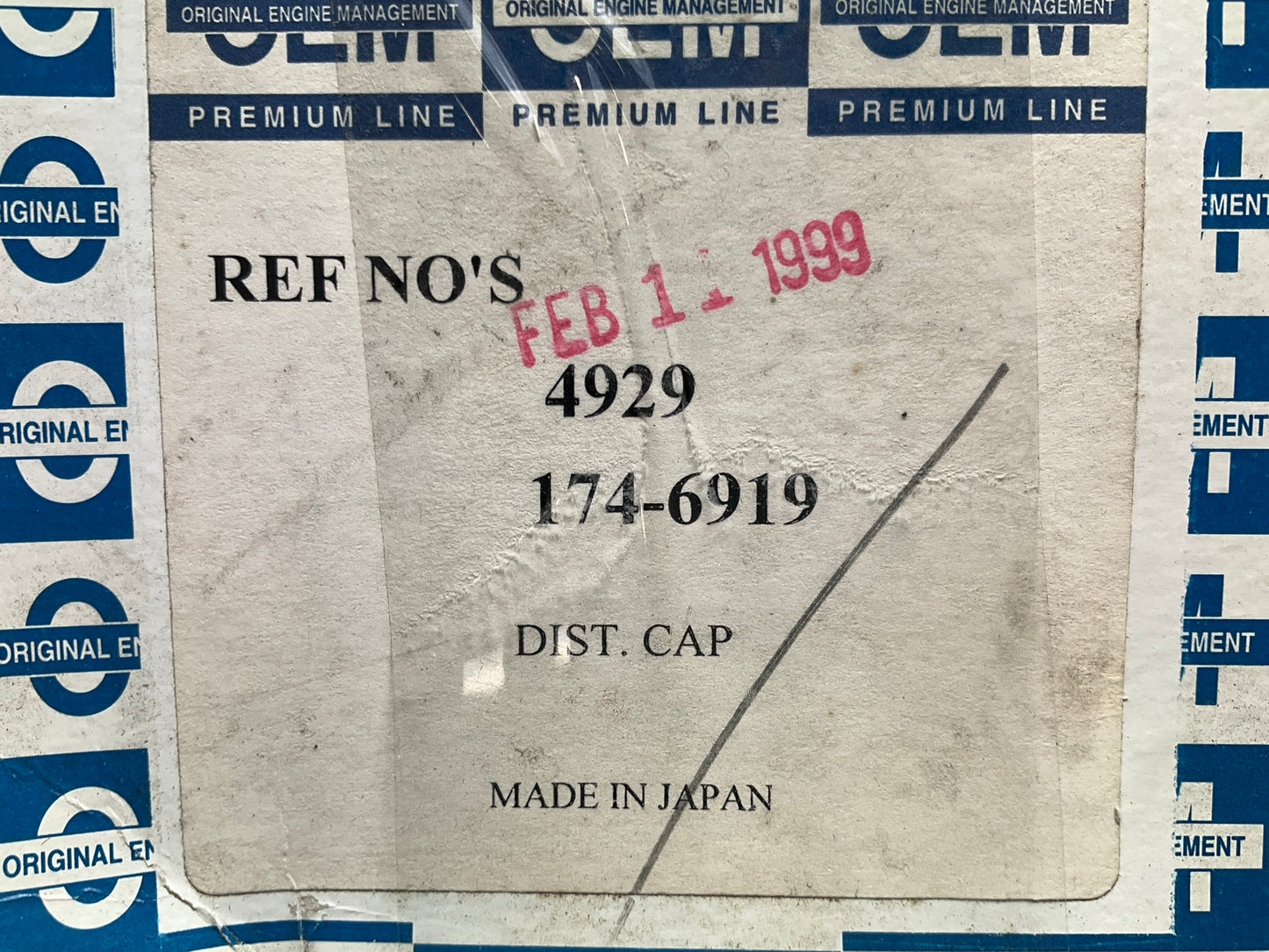 Original Engine Management 4929 Ignition Distributor Cap